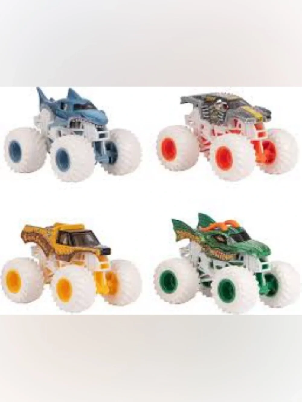 Monster Jam Snow Drifters 4-Pack Monster Truck Set - Multicolor